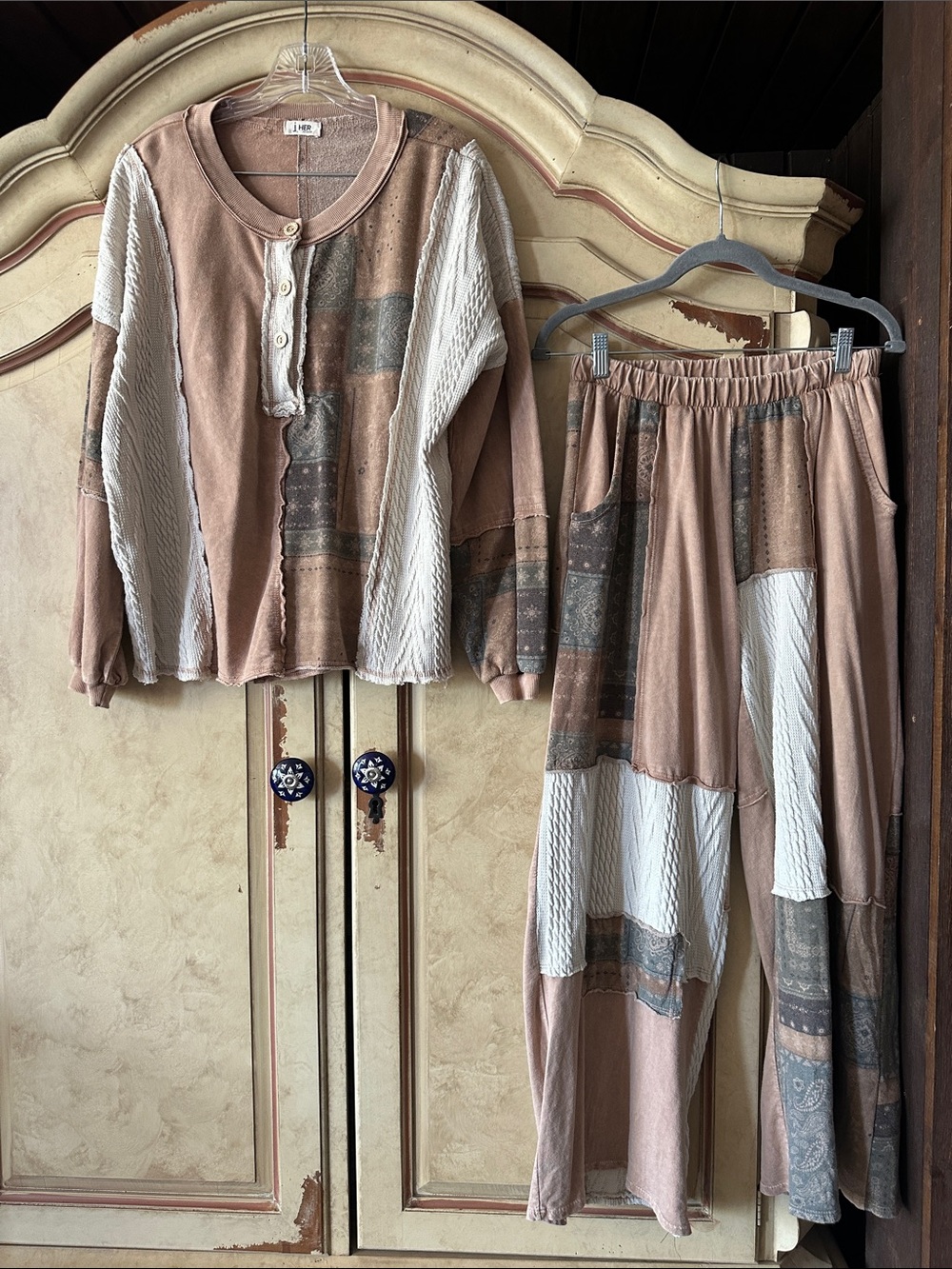 J.her Patchwork Lounge Set size Medium